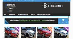 Desktop Screenshot of northgate-cars.com